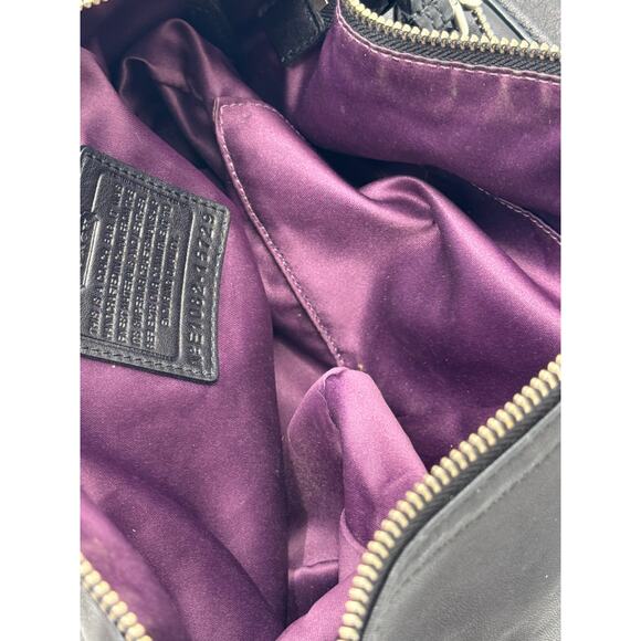 Copied - Coach Womens Purse Navy Leather Mini Brooke Carryall Satchel - Picture 7 of 8